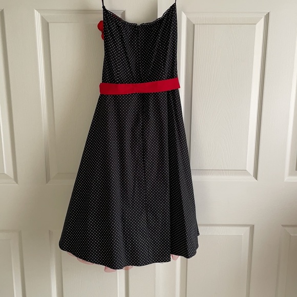 Super Cute Polka Dotted Strapped Dress 🌹 - Picture 8 of 14